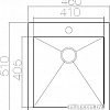 Кухонная мойка Asil AS 217 F (матовая, 1.2 мм)