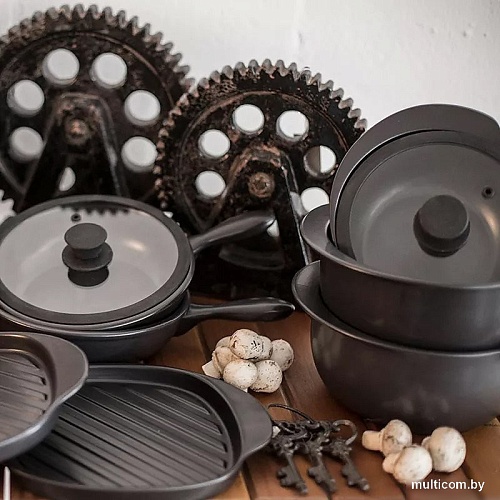 Сковорода-гриль Oxford Linea B50E-4503 (черный)