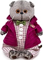 Классическая игрушка BUDI BASA Collection Басик в комбинезоне и пиджаке Ks22-226