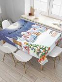 Скатерть JoyArty Снежный городок tc_20307_180x145