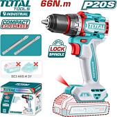Дрель-шуруповерт Total TDLI206681 (без АКБ)