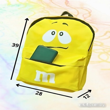 Школьный рюкзак Sled M&M's 39x28x12 (желтый)