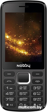 Мобильный телефон Nobby 300 (черный/серый)
