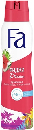 Дезодорант-спрей Fa Ритмы острова Фиджи. Аромат арбуза и иланг-иланга 150 мл