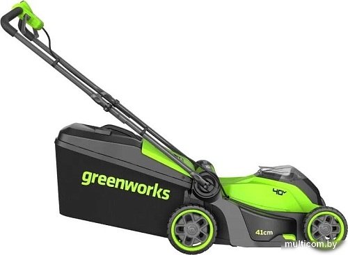Газонокосилка Greenworks GD40LM411K5 2521007UG (с 1-им АКБ)