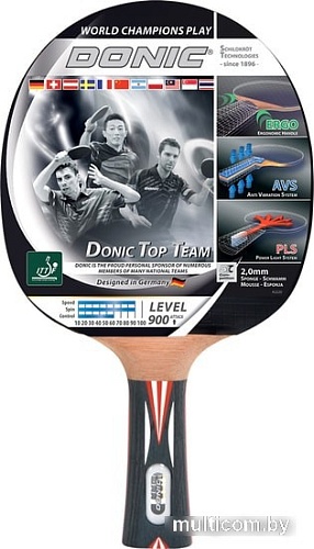 Ракетка для настольного тенниса Donic Schildkrot Top Team Level 900