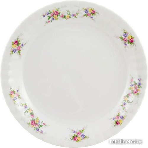 Тарелка обеденная Cmielow i Chodziez Iwona G742-0I01010 (праздничный букет)