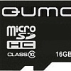 Карта памяти QUMO microSDHC (Class 10) 16GB (QM16GMICSDHC10)