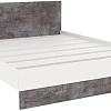 Кровать Doma Modul 120x200 (белый/камень серый)