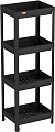 Стеллаж Sheffilton SHT-SS25-4 (черный)