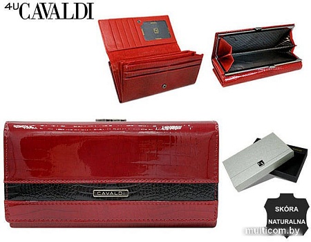 Кошелек Cedar 4U Cavaldi H24-FO-2-RS9 (красный)