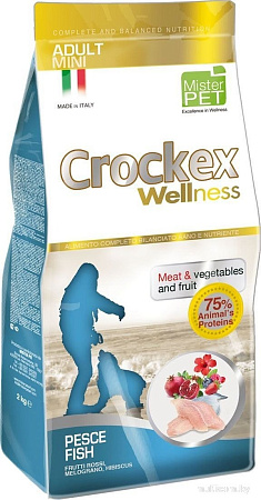Сухой корм для собак Crockex Wellness Dog Adult Fish Mini 7.5 кг