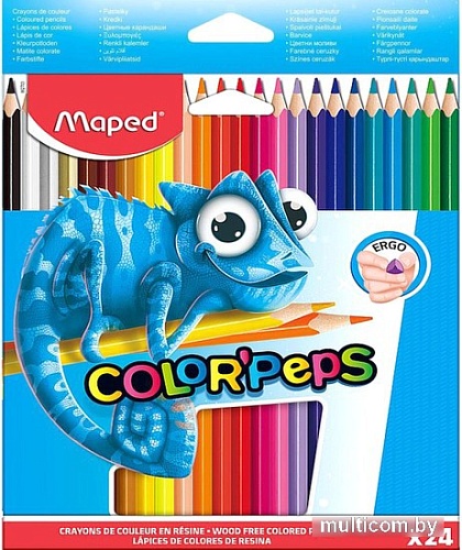 Набор цветных карандашей Maped Pulse 862703 (24 цвета)