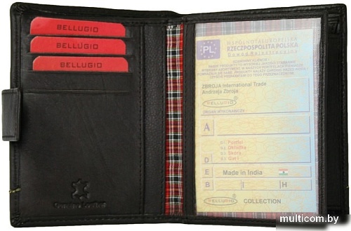 Кошелек Bellugio ZM-37-355 (черный/желтый)