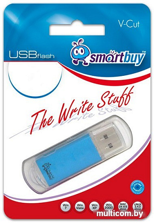 USB Flash Smart Buy V-Cut Blue 4GB (SB4GBVC-B)