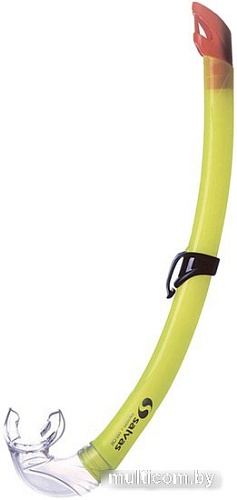 Трубка для плавания Salvas Flash Sr Snorkel DA302C0GGSTS (senior, желтый)