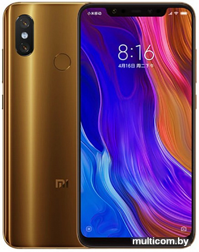 Смартфон Xiaomi Mi 8 6GB/64GB китайская версия (синий)