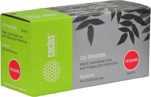 Картридж CACTUS CS-TK560BK (аналог Kyocera TK-560K)