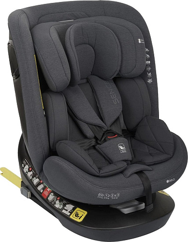 Детское автокресло Indigo Sence Isofix I-Size 0+1+2+3 (серый)
