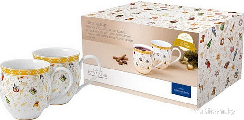 Кружка Villeroy & Boch Toys Delight 14-8585-8445 (2шт, белый/золото)