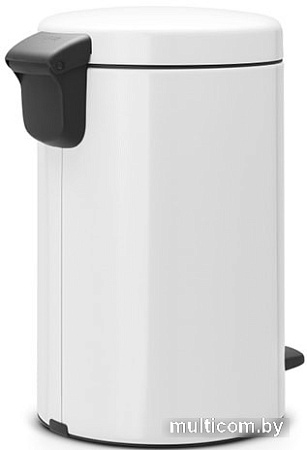 Brabantia Pedal Bin NewIcon с корзиной 12 л (белый)