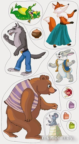 Настольная игра Нескучные игры Теремок. С наклейками