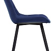 Стул Notta Челси (велюр синий/черный)