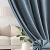Комплект штор Soft Lines Бархат 9137-А27 1.5x2.4 м (голубой, 2 шт)