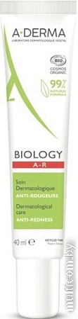 A-Derma Крем для лица Biology дерматологический против покраснений (40 мл)