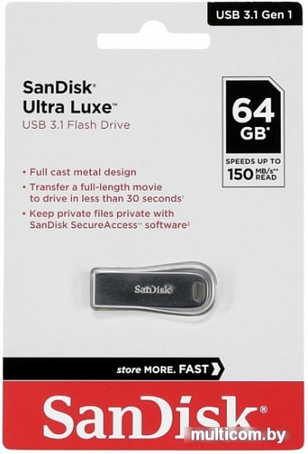 USB Flash SanDisk Ultra Luxe USB 3.1 64GB