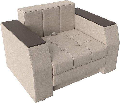 Кресло-кровать Лига диванов Атлантида 113874 (рогожка бежевый)