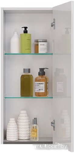 Lemark Шкаф-полупенал Buno 35 LM04B35PL (белый глянец)