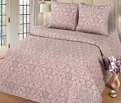 Постельное белье Миланика Латте 1.5сп простыня на резинке (поплин-жаккард)