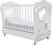 Классическая детская кроватка Nuovita Stanzione Cute Bear Swing (белый)