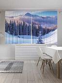 Комплект штор JoyArty Елка сбежала из леса 1.45x1.8 м pox_18889_145x180 (2 шт)