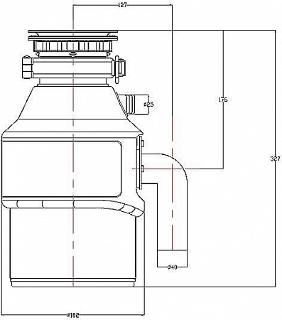 Измельчитель пищевых отходов TEKA TR 23.1