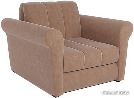 Кресло-кровать Мебель-АРС Гранд (велюр, бежевый Luna 061)