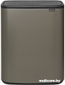 Brabantia Bo Touch Bin 2x30 л (платиновый)