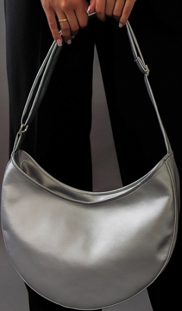 Женская сумка MT.style Луна (серебро)