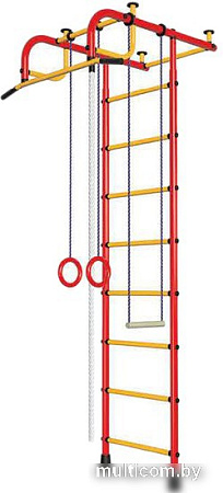 Детский спортивный комплекс Пионер 1М (красный/желтый)