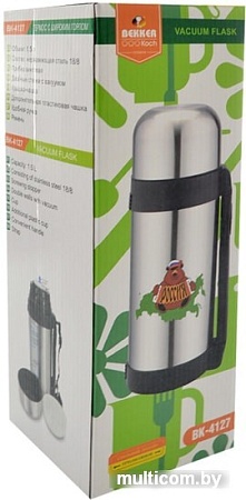 Термос BEKKER BK-4127 1.5л (серебристый)