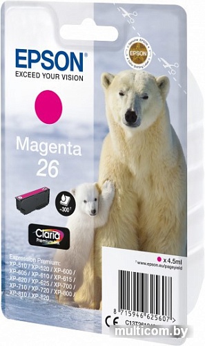 Картридж Epson C13T26134012