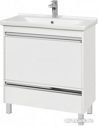 Акватон Тумба Капри 80 с умывальником Миранда 80 (белый)