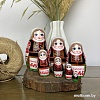 Развивающая игрушка Брестская Матрешка Народные костюмы Беларуси. Калинковичский строй (набор 7 шт)