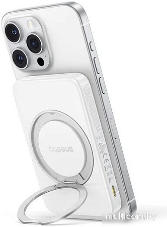 Внешний аккумулятор Baseus PicoGo Qi2 Magnetic Power Bank 5000mAh 20W (белый)