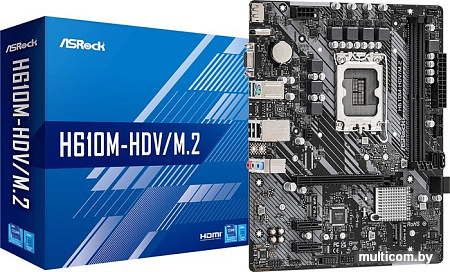 Материнская плата ASRock H610M-HDV/M.2