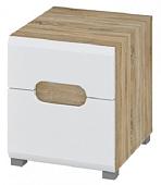Тумба Неман мебель Леонардо МН-026-06 (белый полуглянец-дуб Сонома)