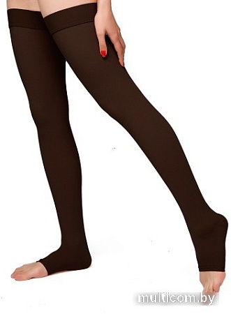 Чулки компрессионные Польза 4001 выше колена 2 кл.к. (р.3 (M), рост2, черный)