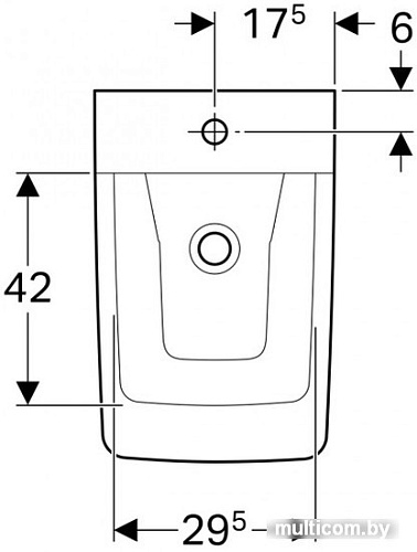 Биде Geberit Xeno 2 500.501.01.1