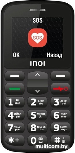 Мобильный телефон Inoi 107B (черный)